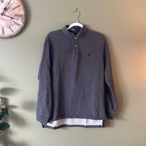 Ralph Lauren Gray Polo possibly vintage sweater